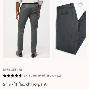 Men's Slim-Fit Flex Chino Pant - Gray